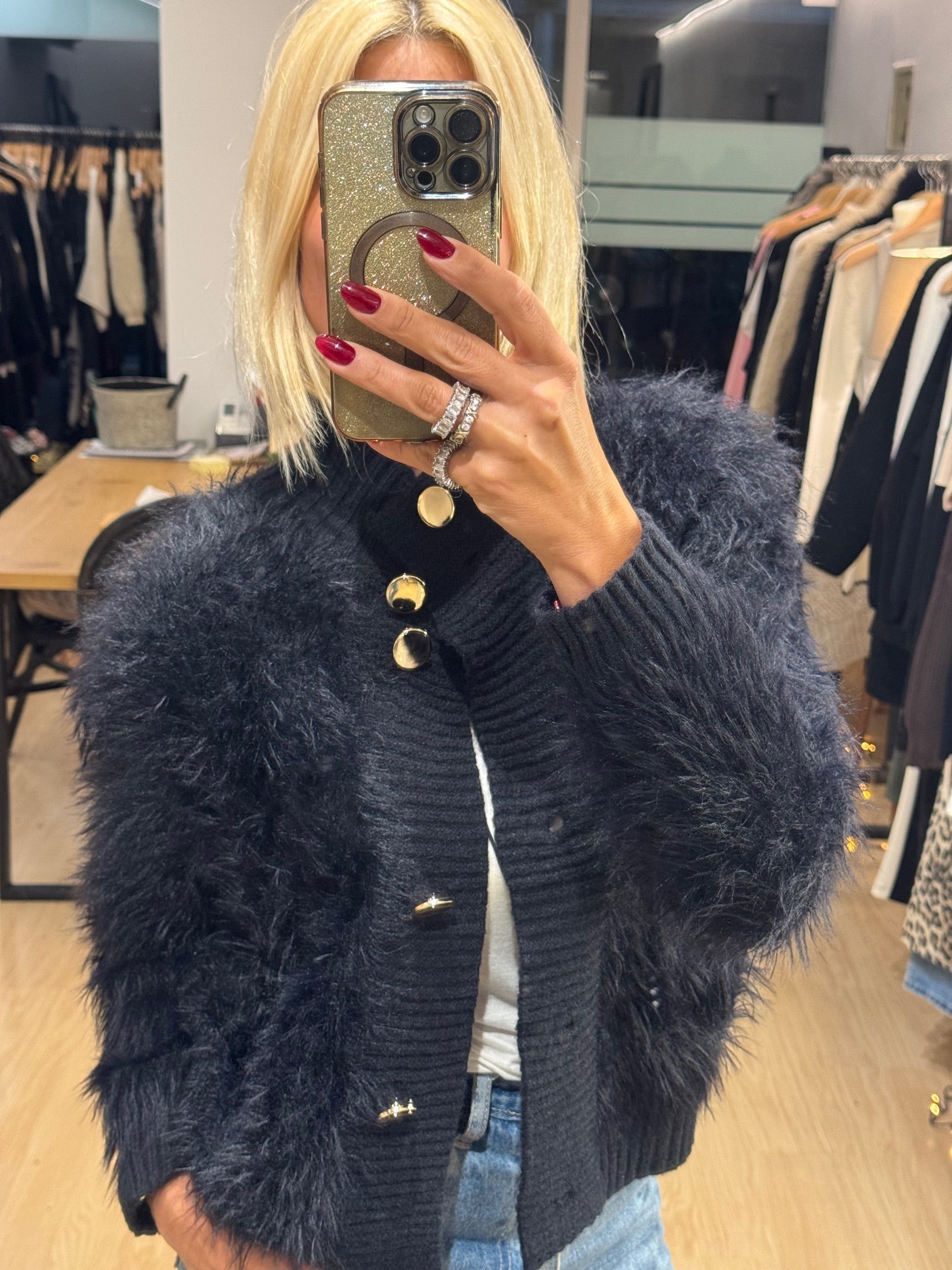 Fluffy Touch Cardigan