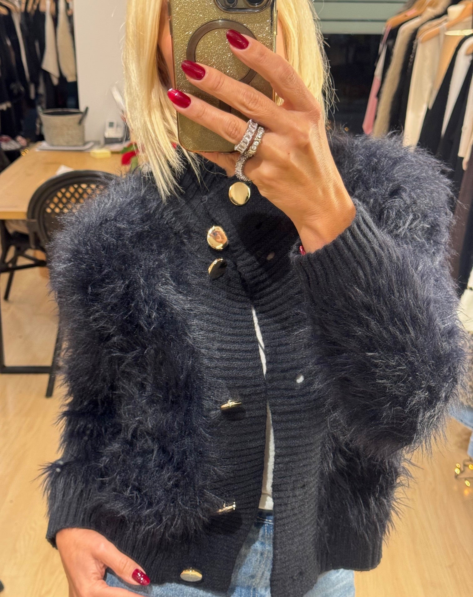 Fluffy Touch Cardigan