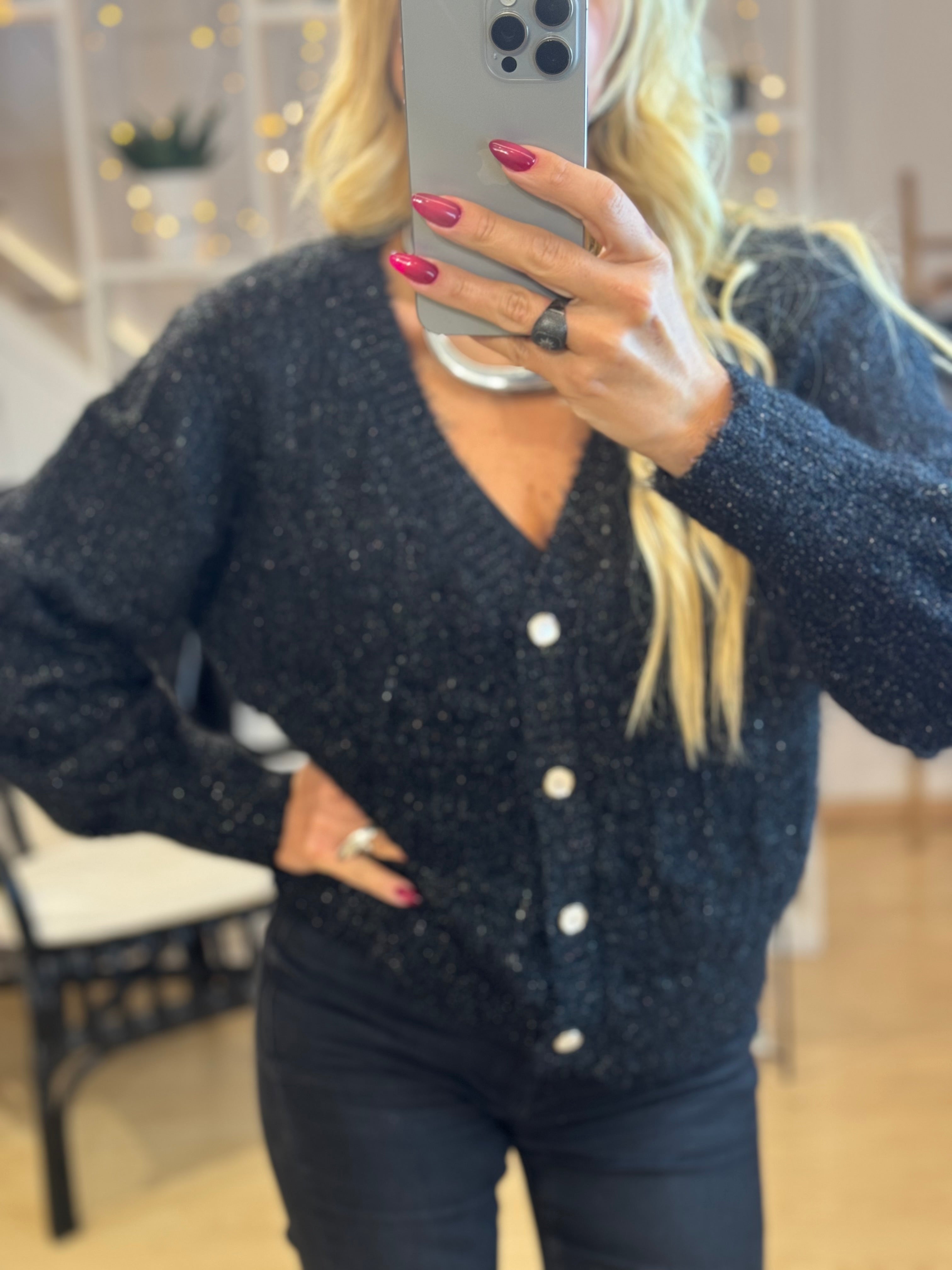 Lurex Cardigan