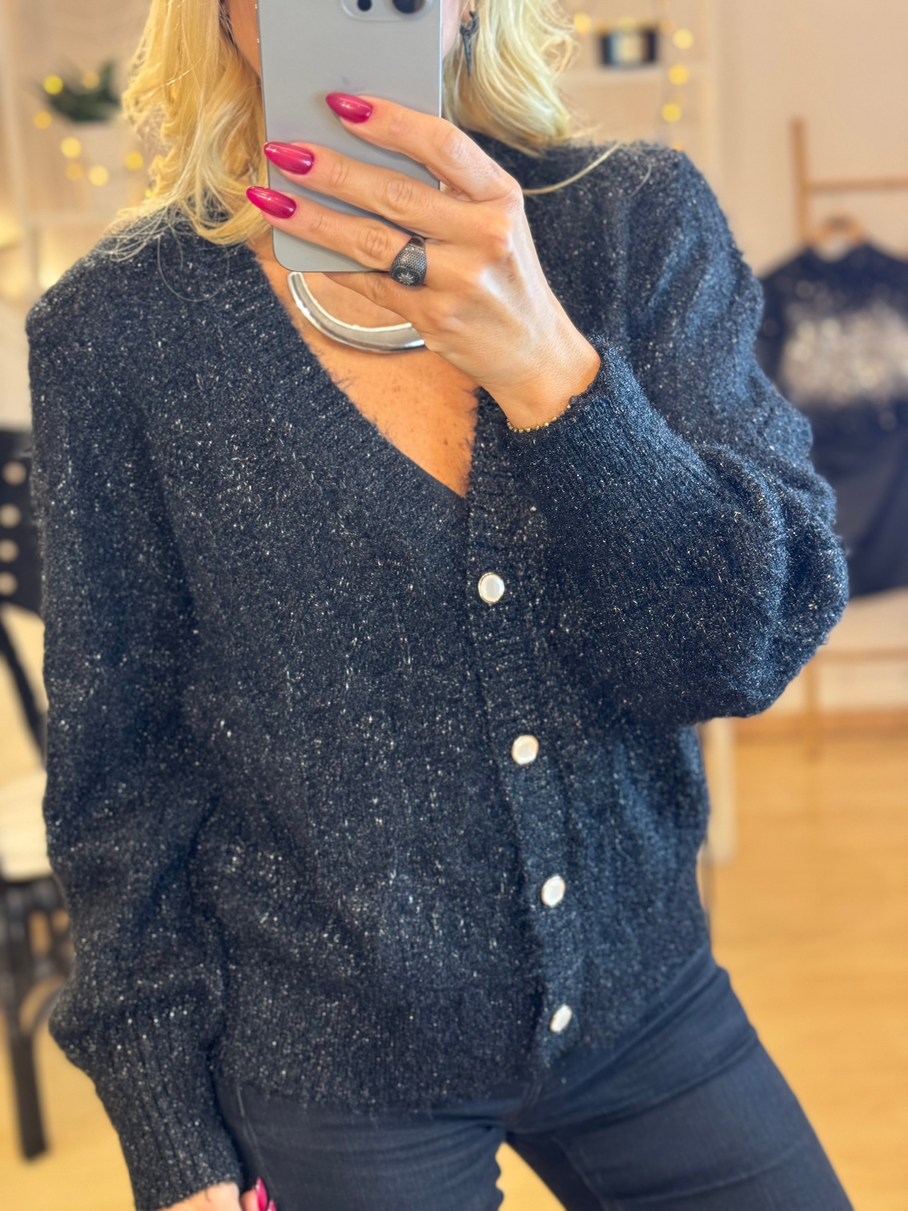 Lurex Cardigan