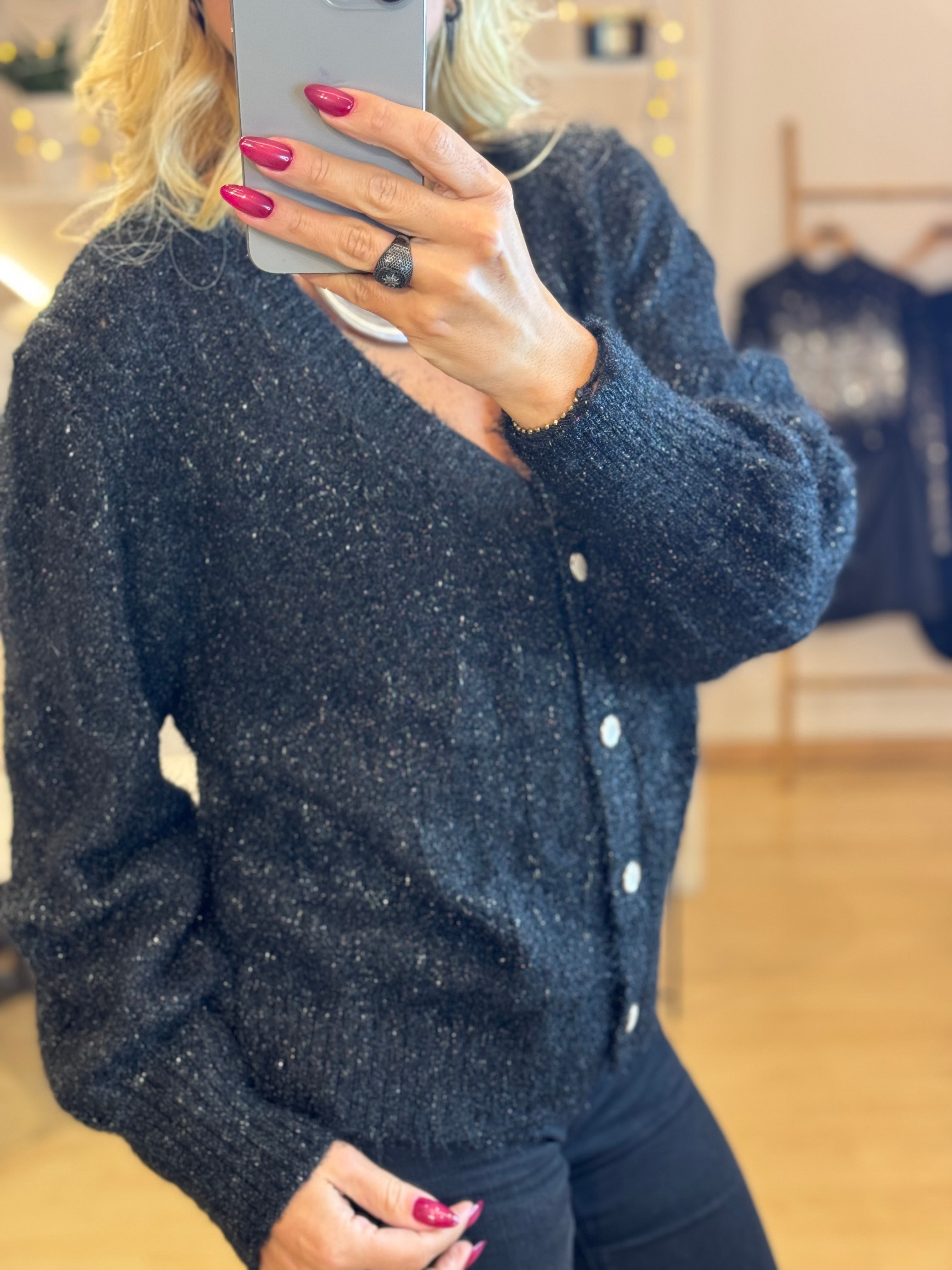 Lurex Cardigan