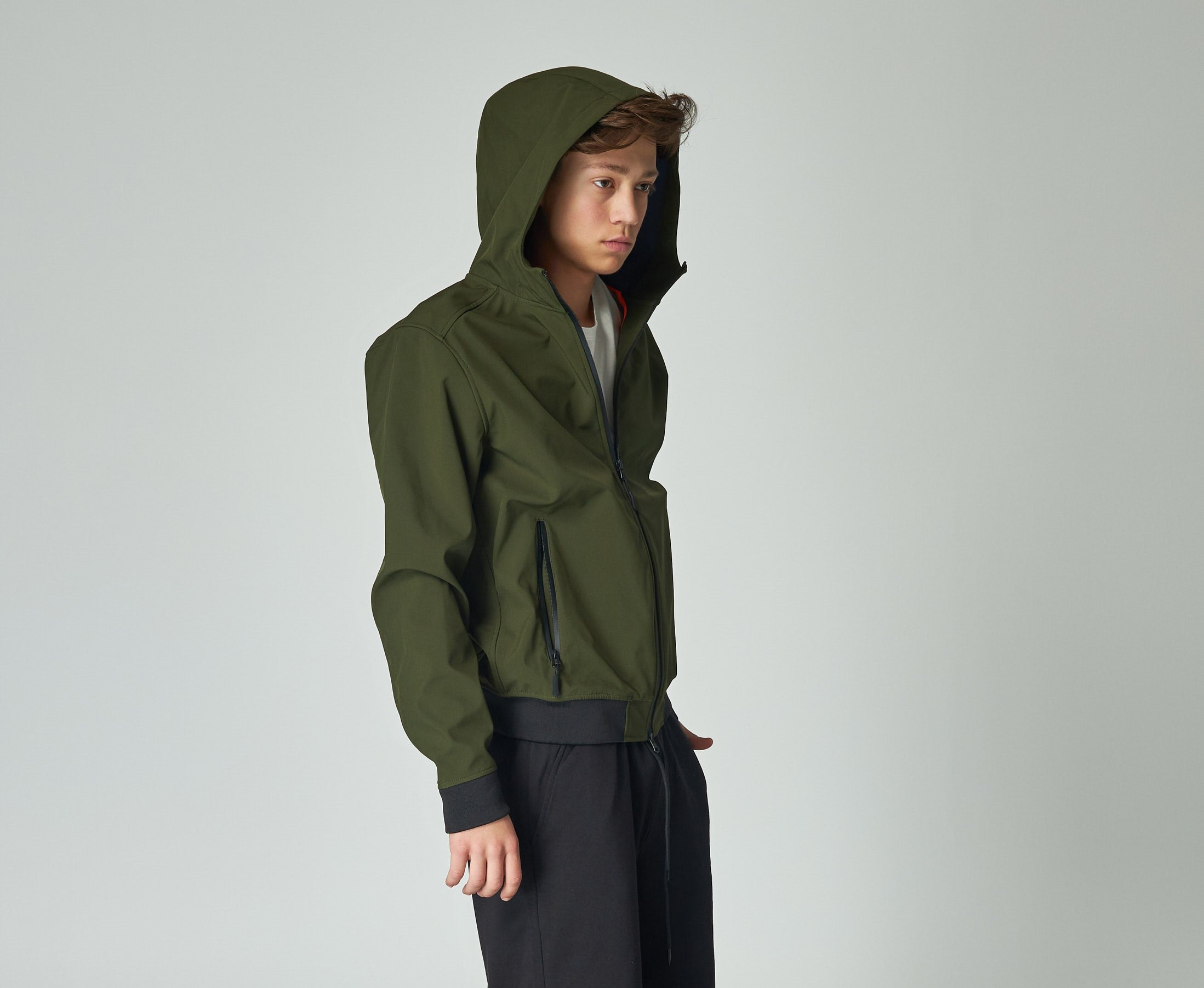 Windproof Jacket with Hoodie