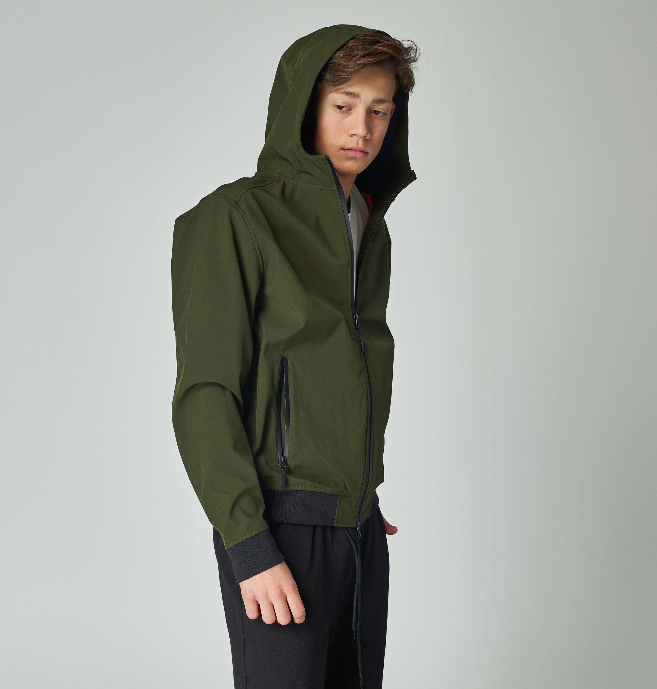 Windproof Jacket with Hoodie