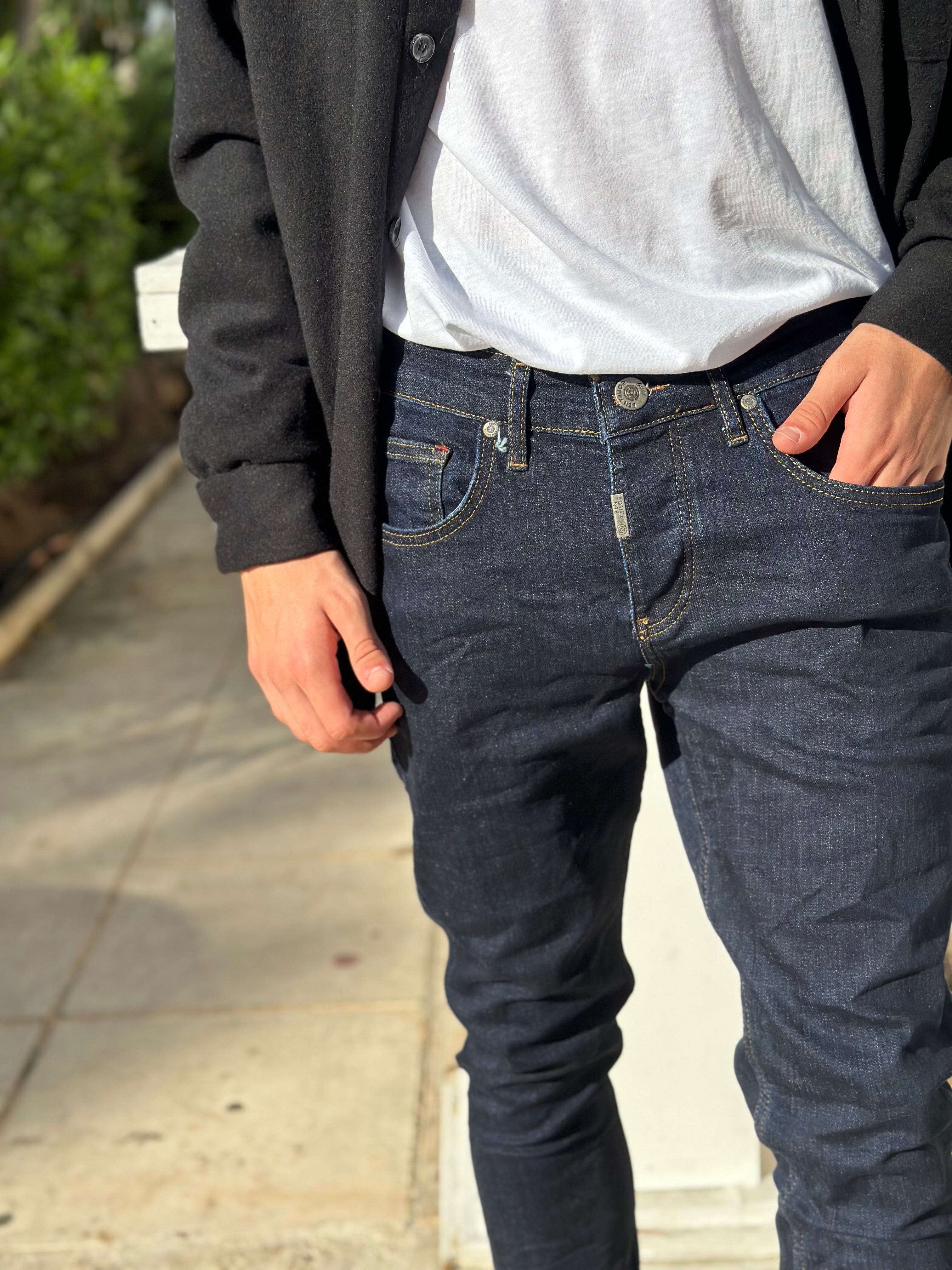 Jeans Elastic Pants