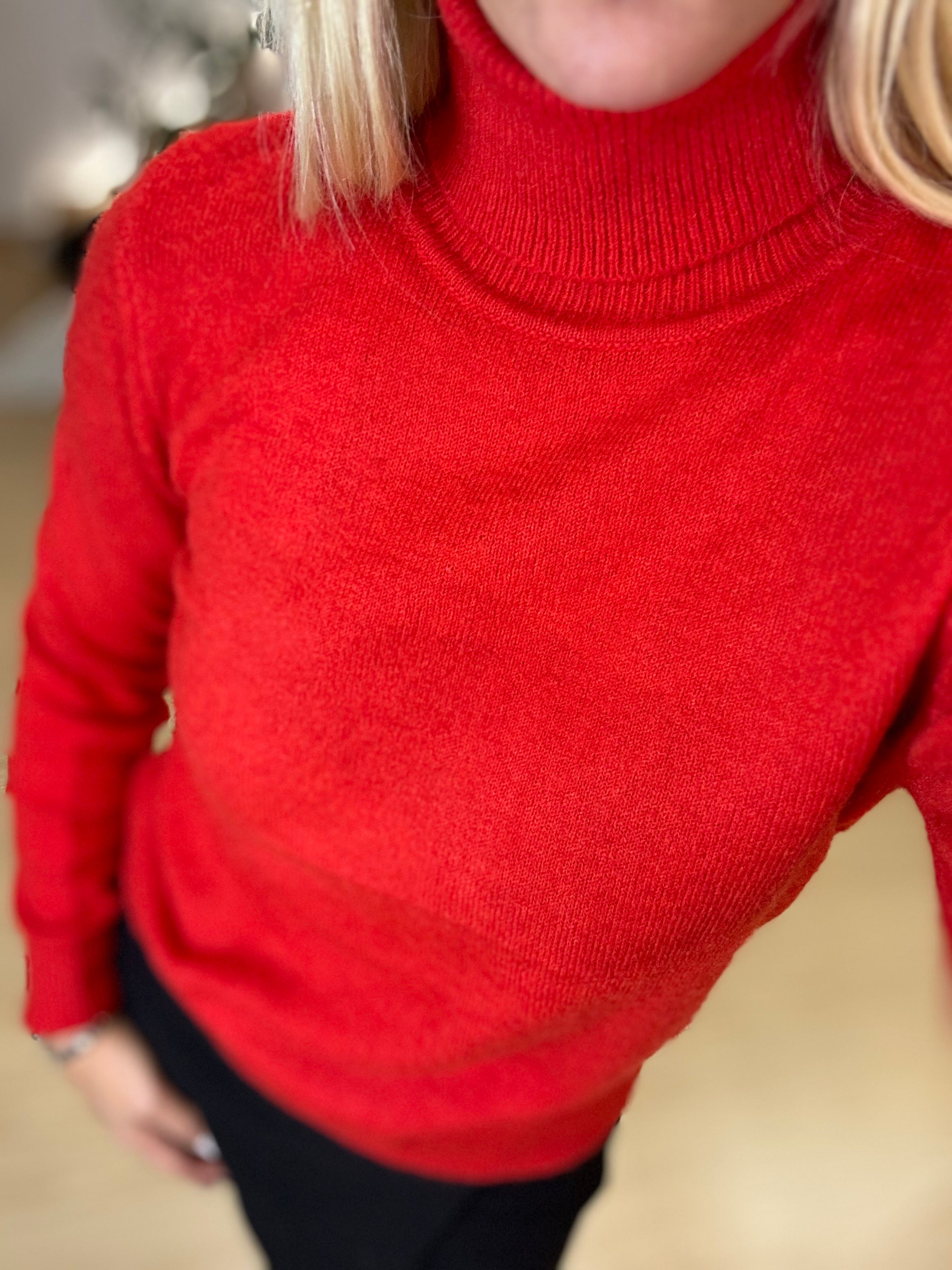 HIGH-NECKED KNIT IN COLORS